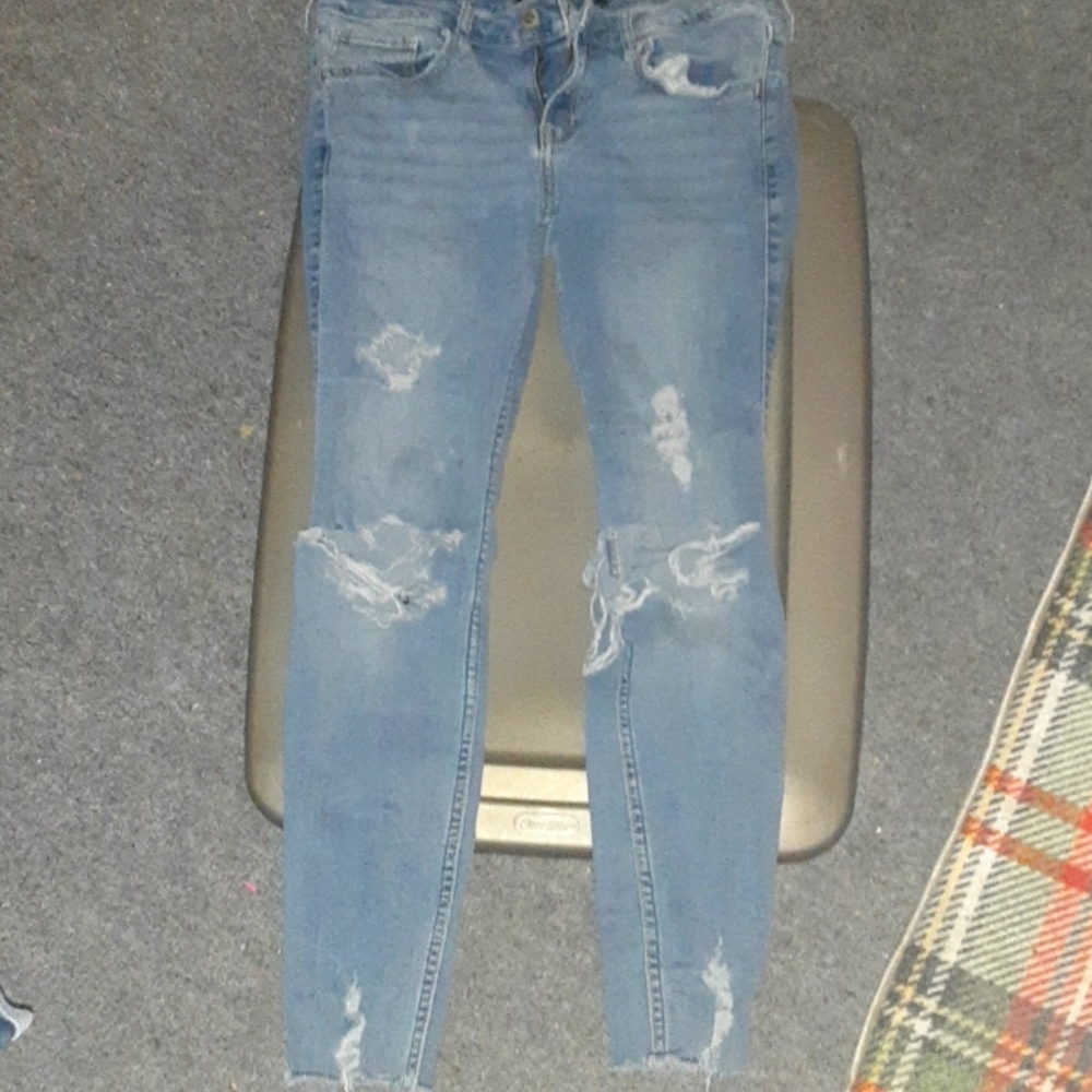 Hollister jeans size 7short low rise super skinny